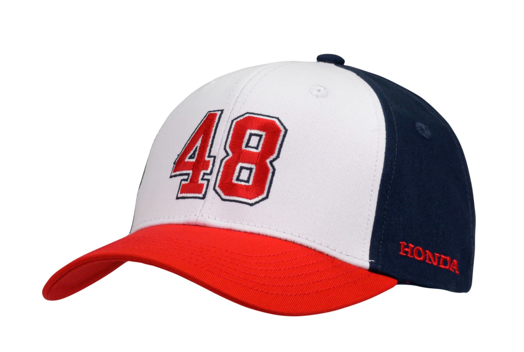 CASQUETTE HONDA COLLEGE WHITE/NAVY/RED