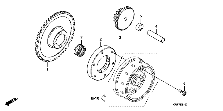Embrayage de demarrage No 56