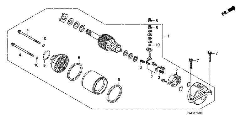 Moteur de demarrage No 27