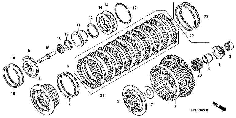 Embrayage No 4221