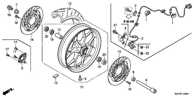 Roue avant No 4868