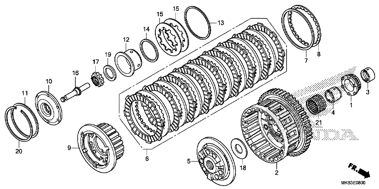 Embrayage No 4223