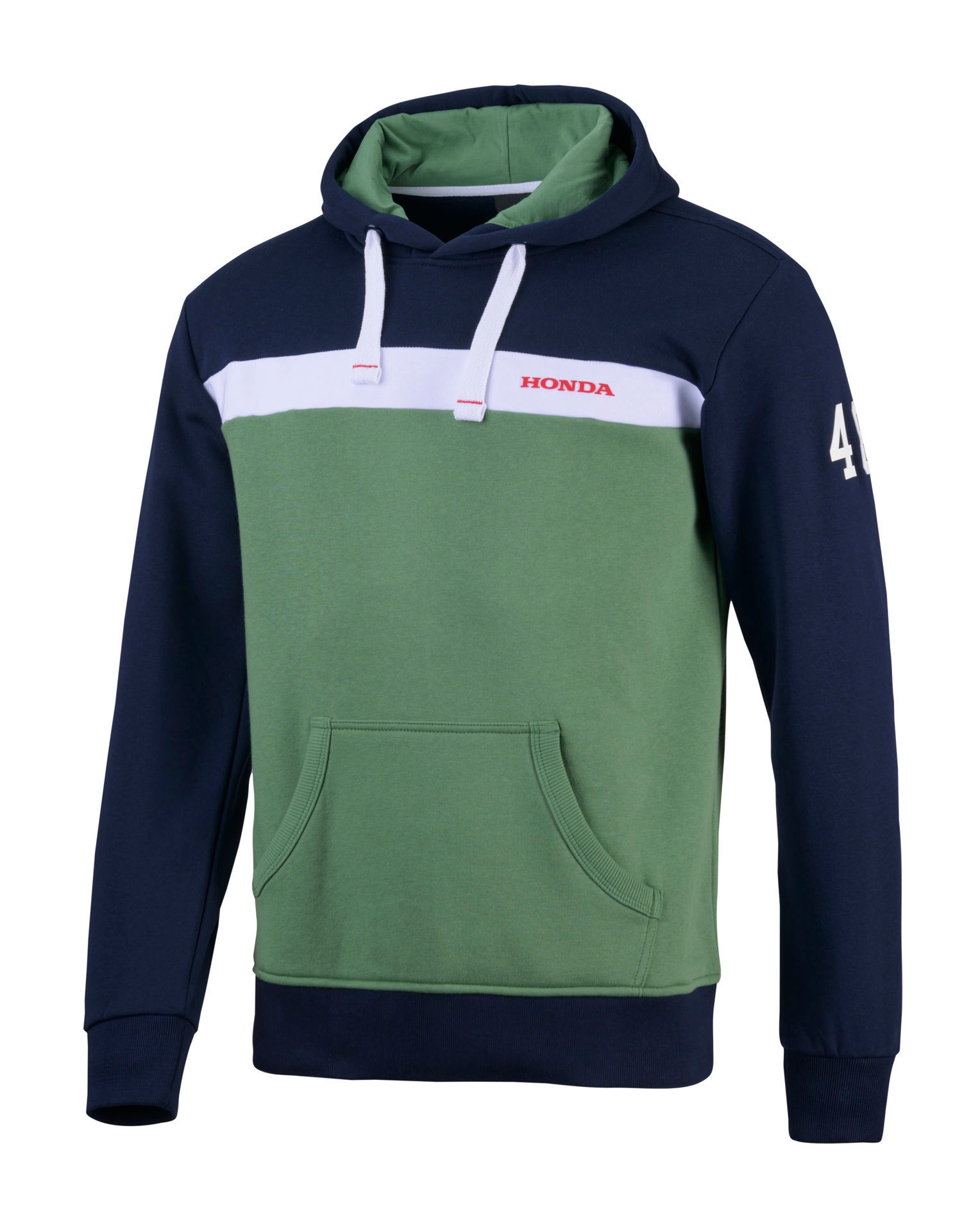 SWEAT CAPUCHE HONDA COLLEGE GREEN